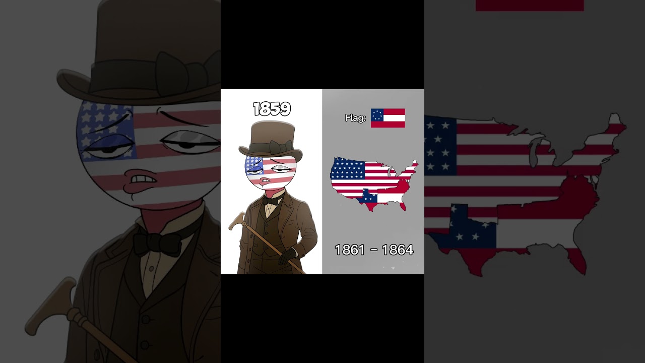 EVOLUTION OF USA 🇺🇸 #countryhumans