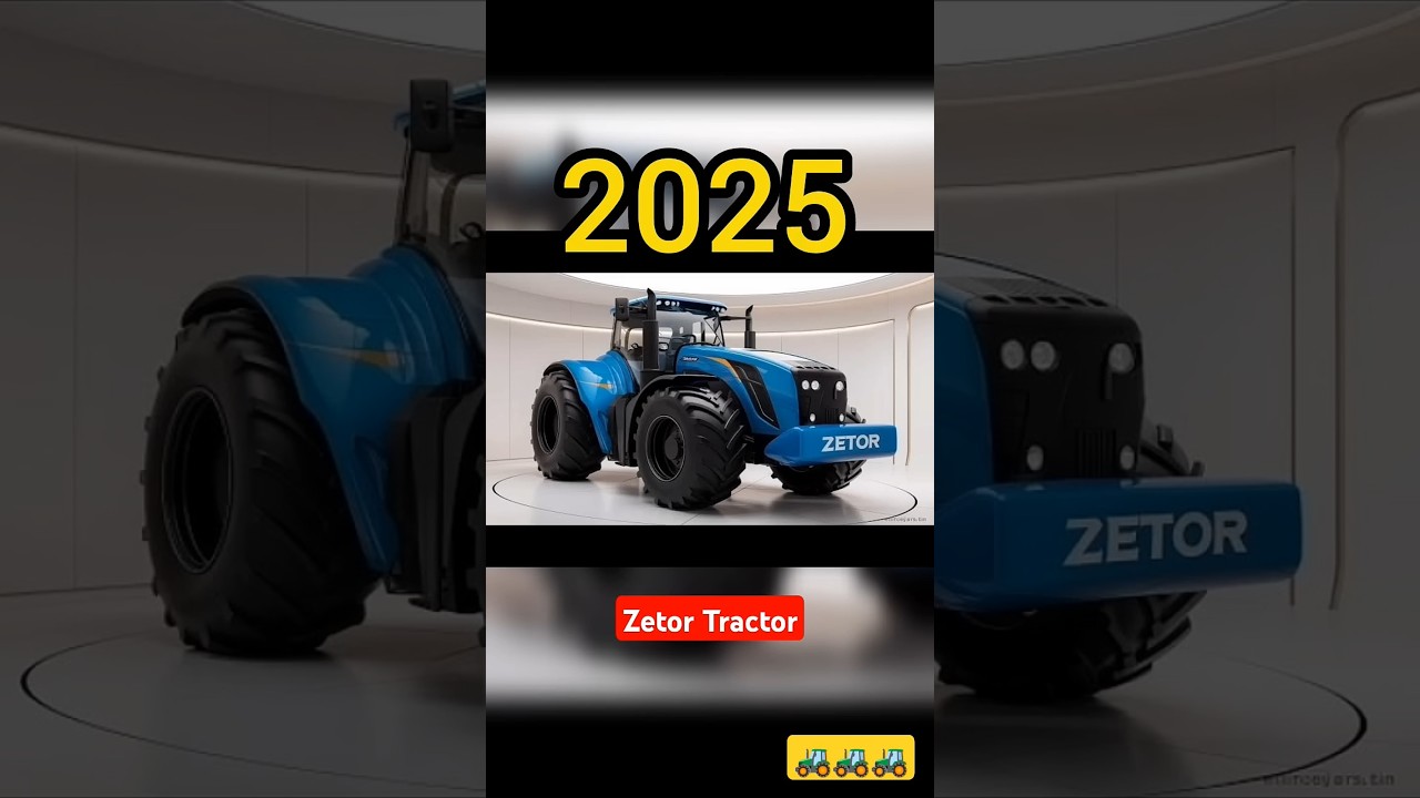 Evolution of Zetor Tractor (1946-2025) #shorts