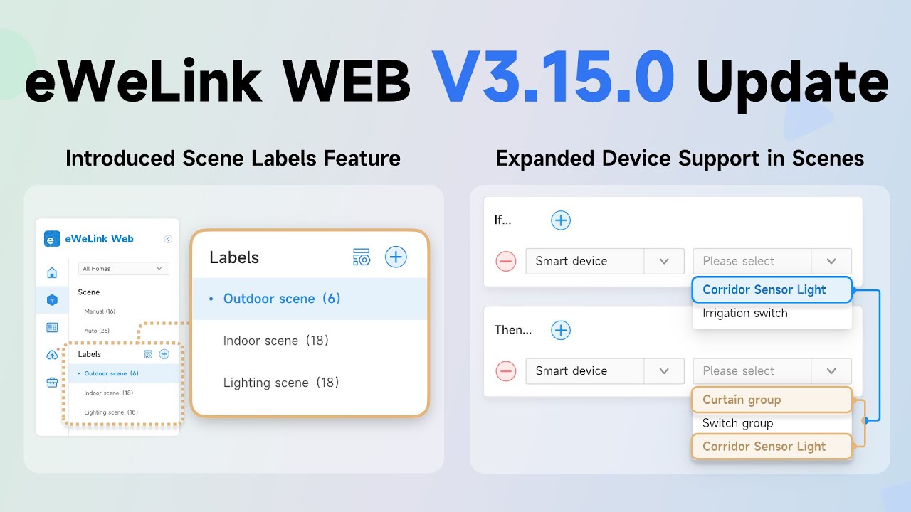eWeLink WEB V3.15.0 Update Released!