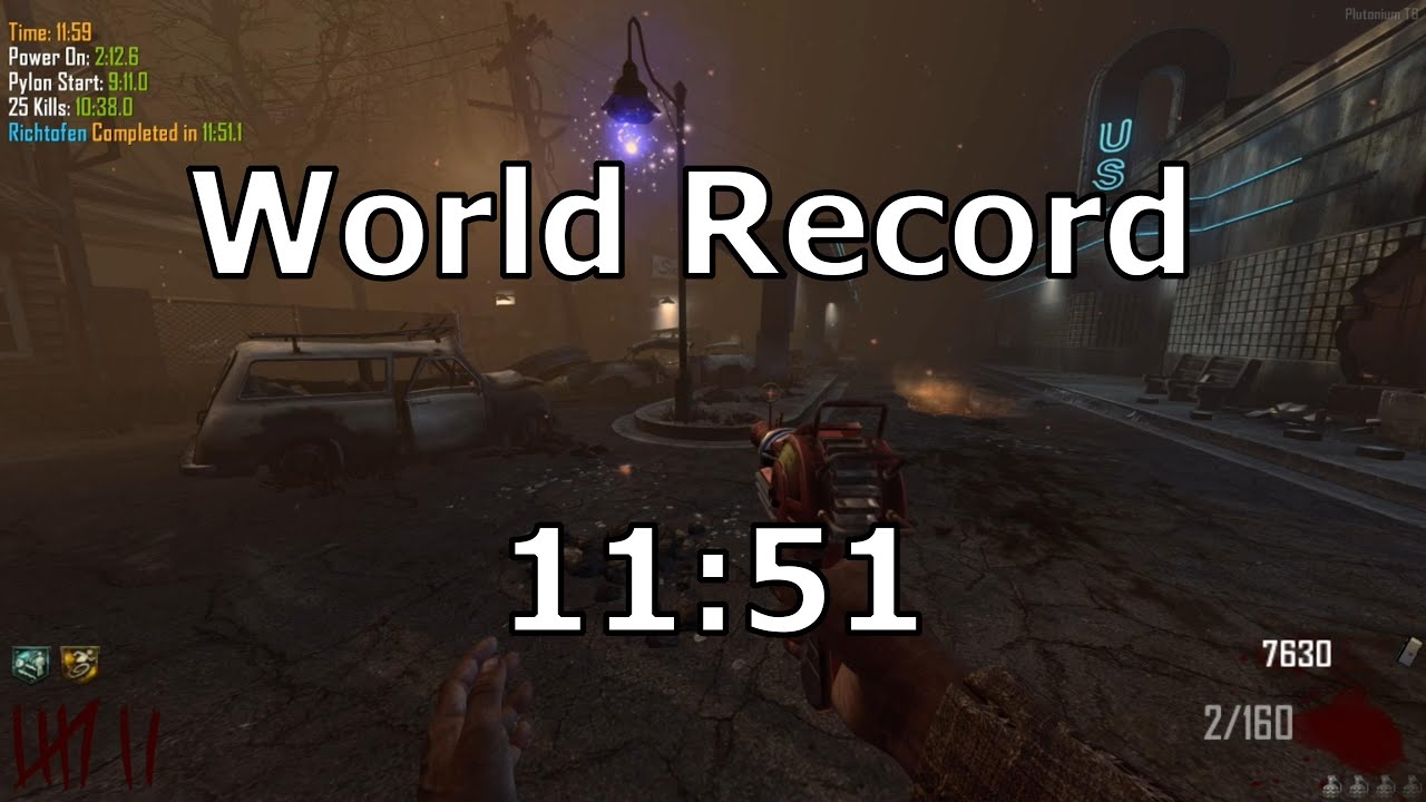 Ex World Record  - Tranzit Easter Egg Speedrun [11:51]