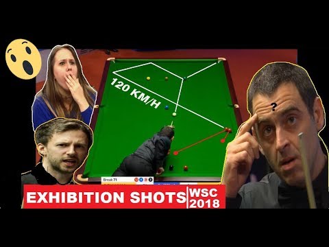 EXHIBITION SHOOTS!! WORLD SNOOKER CHAMPIONSHIP 2018