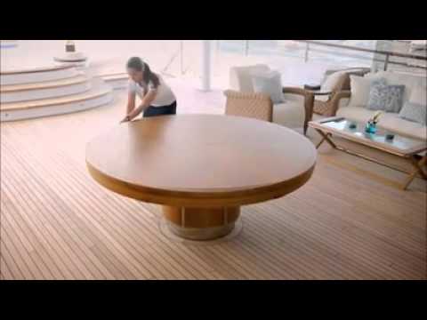 Expandable Round Dining Table