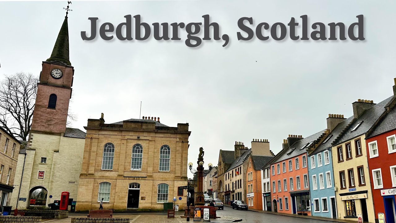 Experience the Beauty of Jedburgh, Scotland | 4K Walk