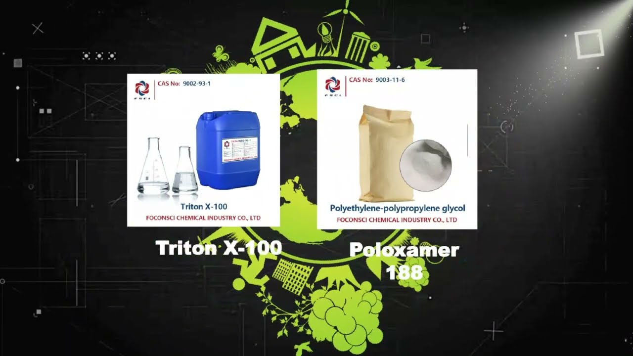 Explore Nonionic Surfactants: Triton X-100 and Poloxamer 188