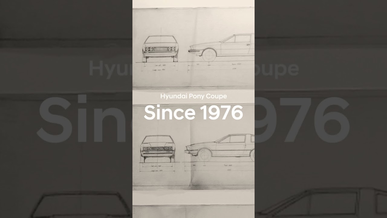 Explore the outstanding details of our restored Hyundai Pony Coupe Concept