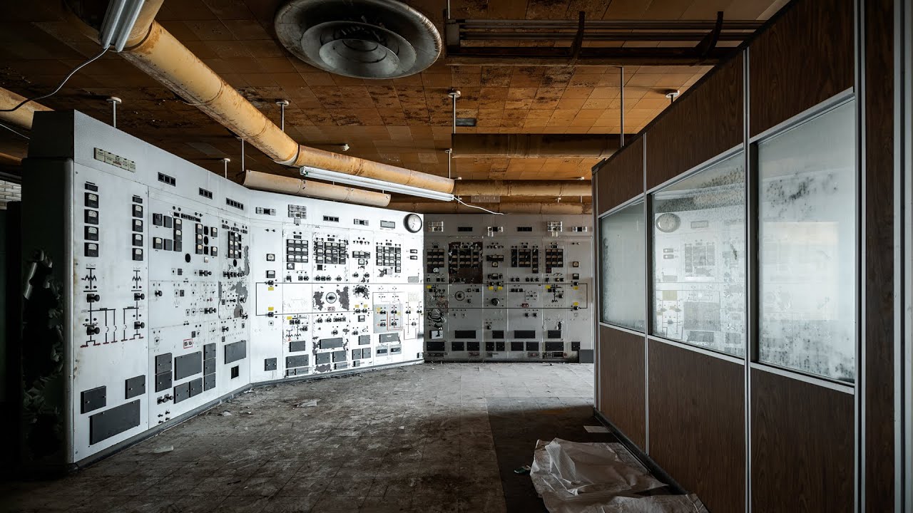 Exploring an Abandoned Mid-Century Power Plant - Retro Control Rooms!