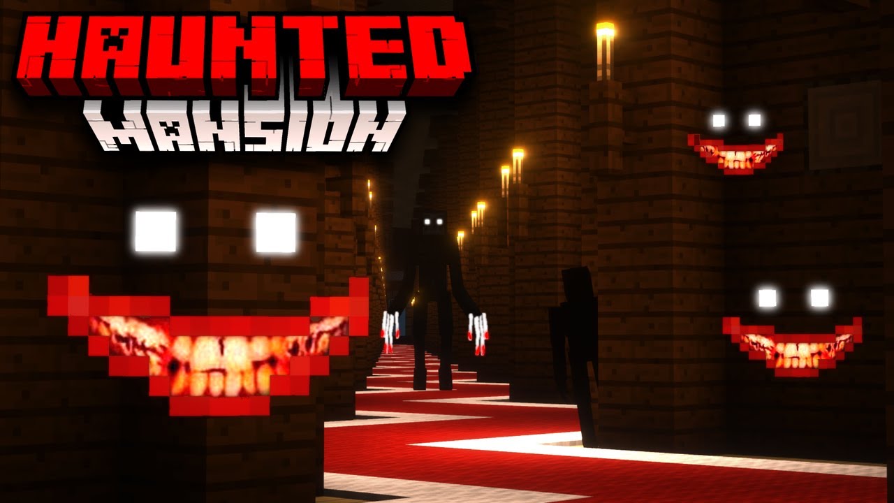 Exploring Minecraft's SCARIEST Haunted Mansion