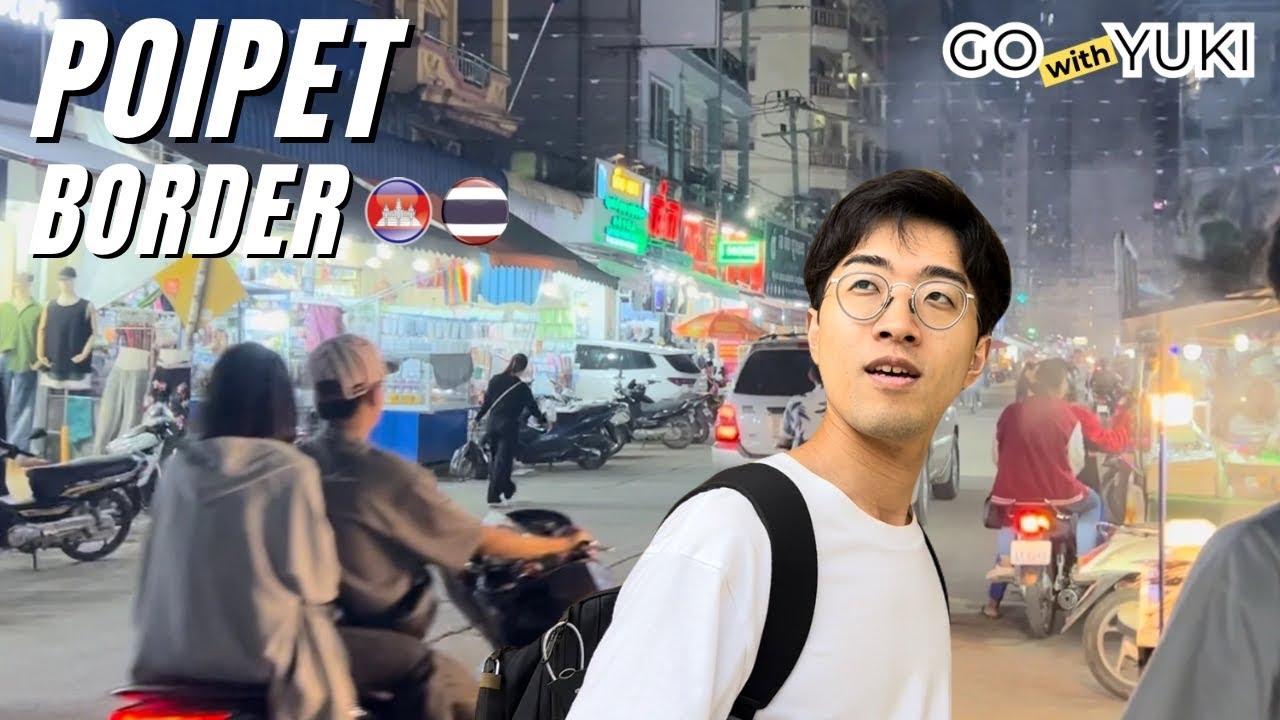 Exploring Poipet at the Cambodia–Thailand Border: Casino, Chaos & Street Life | Travel Vlog