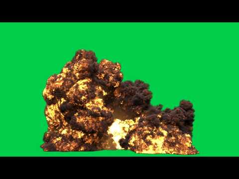 Explosion 4K GREEN SCREEN / PATLAMA EFEKTİ YEŞİL EKRAN