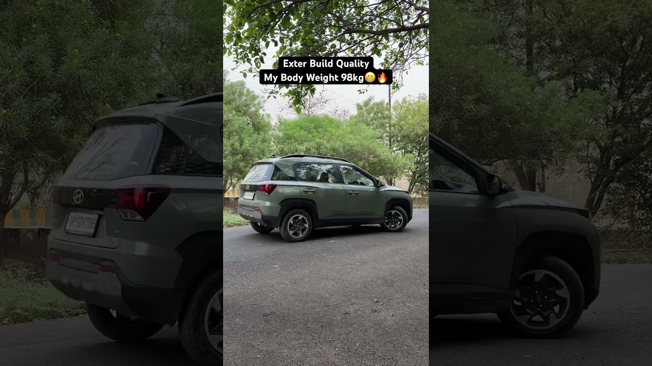 Exter Build Quality🔥😨#trending #automobile #youtubeshorts #shorts #review