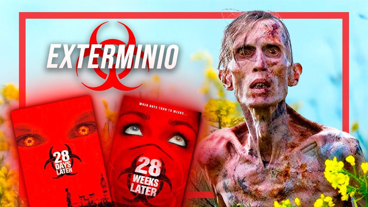 EXTERMINIO 1 y 2 (28 Días) los zombis mas VIOLENTOS del cine