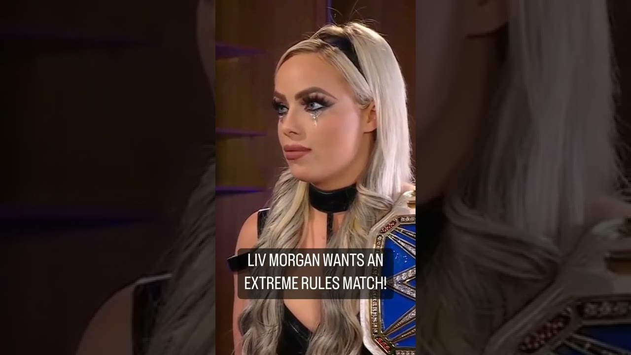 Extreme rules match Liv Morgan Mandy sacs! #shorts #extremerules #wwe#viral