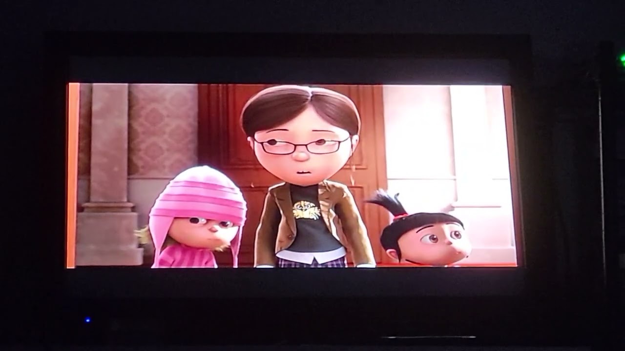 Extremely damaged dvd disc of despicqble me 2010