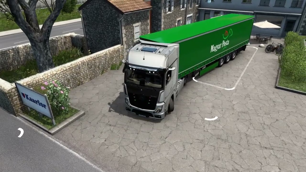 Extremely difficult reverse Truck parking - Euro Truck Simulator 2