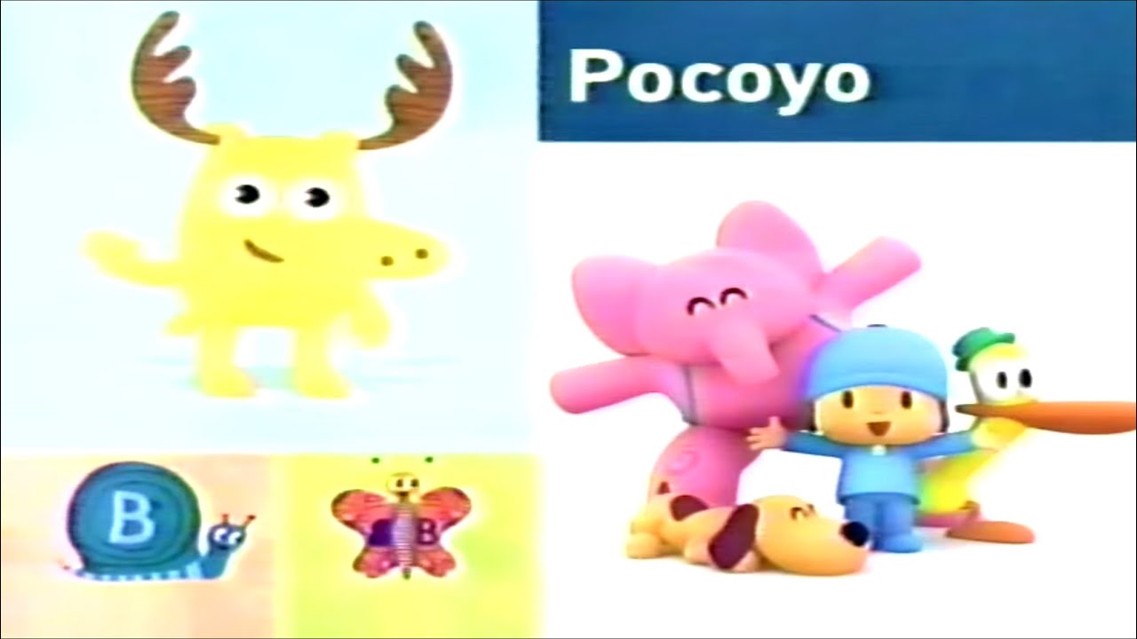 EXTREMELY RARE!!! Pocoyo Nick Jr. Commercial Break January 31st,  2012