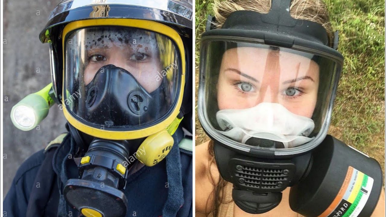 Eyes catching and asymmetric collection of latex full face gas masks designs ideas