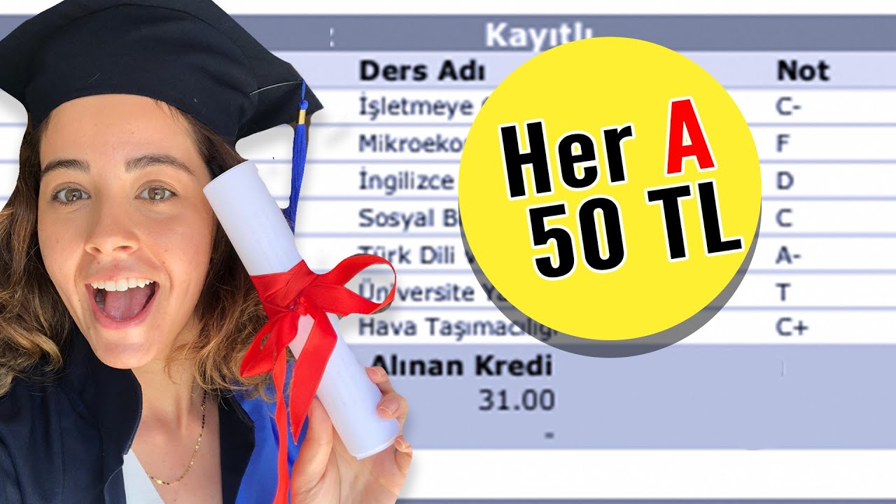Şeyma'ya Mezuniyet Hediyesi Aldık - Her A 50 TL