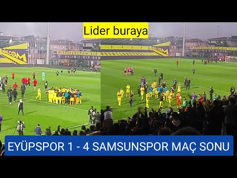 Eyüpspor 1 - 4 Samsunspor Maç Sonu
