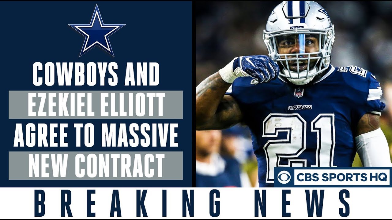 Ezekiel Elliott signs LARGEST contract EVER for a running back, 6-years $90 million | CBS Sports HQ