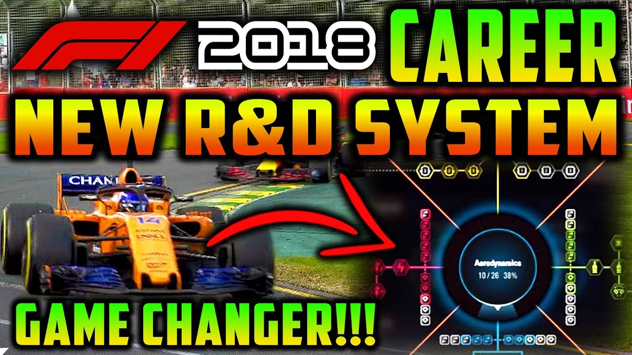 F1 2018 Game Career Mode: GAME CHANGER! NEW R&D SYSTEM! (E3 F1 2018 Game News)