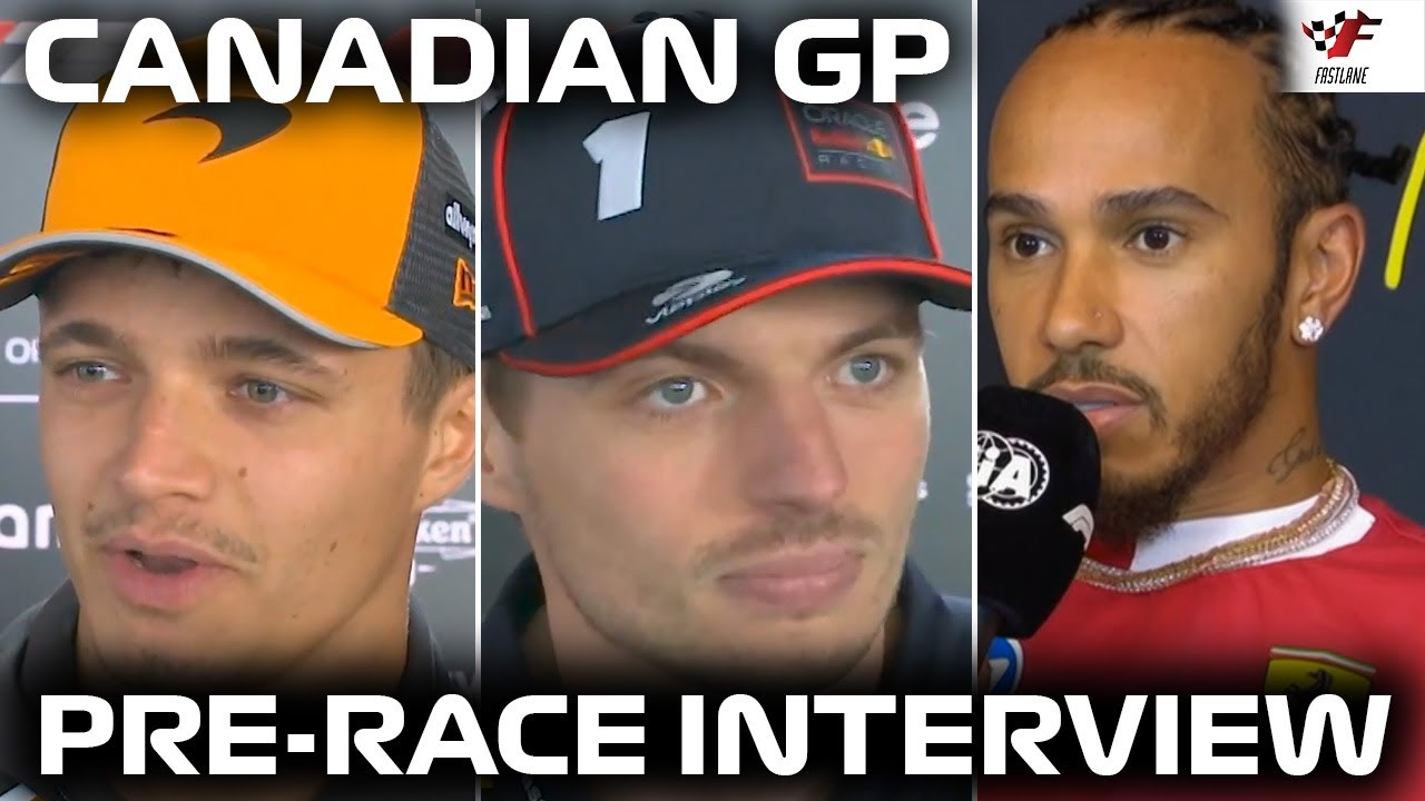 F1 Pre-Race Interview | Lewis Hamilton, Max Verstappen, Lando Norris, George Russell