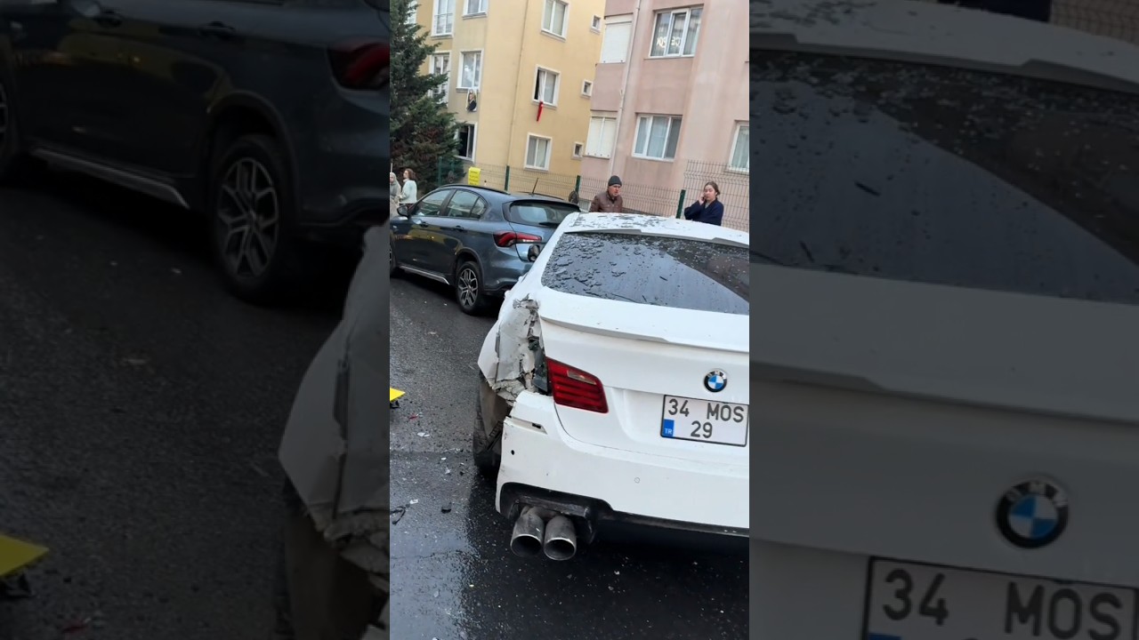 F10 perte çıktı #kesfetteyiz #bmw #kaza