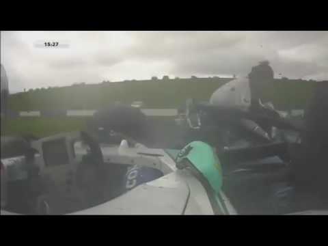 F4 British Championship 2017  Race 3 Donington Park  Billy Monger Horrifying Crash   YouTube
