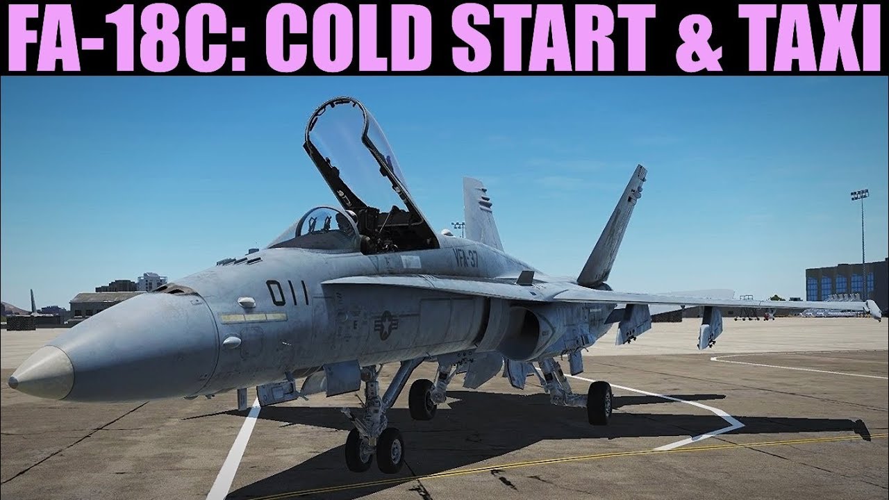 FA-18C Hornet: Fast Cold Start, Alignment & Taxi Tutorial | DCS WORLD