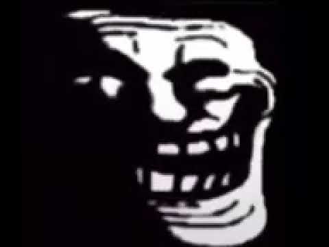 face troll smile black and white(no copyright) stickers||2024