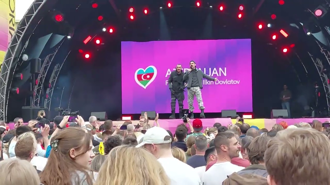 Fahree feat. Ilkin Dovlatov - Bəri Bax (Cover) - LIVE - Eurovision Village - Malmö - 09/05/2024