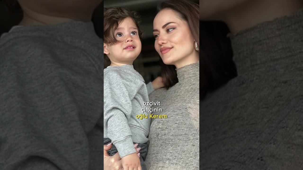 FAHRİYE EVCEN SEVİMLİ OĞLU KEREM İLE SETTEKİ POZLARI GÜNDEM OLDU! #shorts