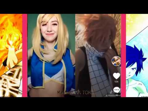 Fairy Tail Cosplay Tik Tok ▐ Gruvia & Lucy Cosplay▐ Musical ly cosplay compilation