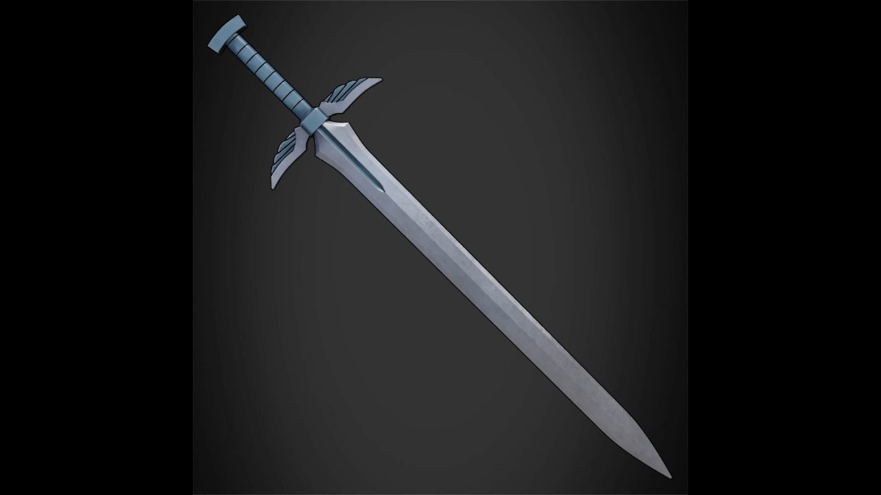 Fairy Tail Erza Scarlet Sword 3D printable model | replica | prop | cosplay | stl | print file