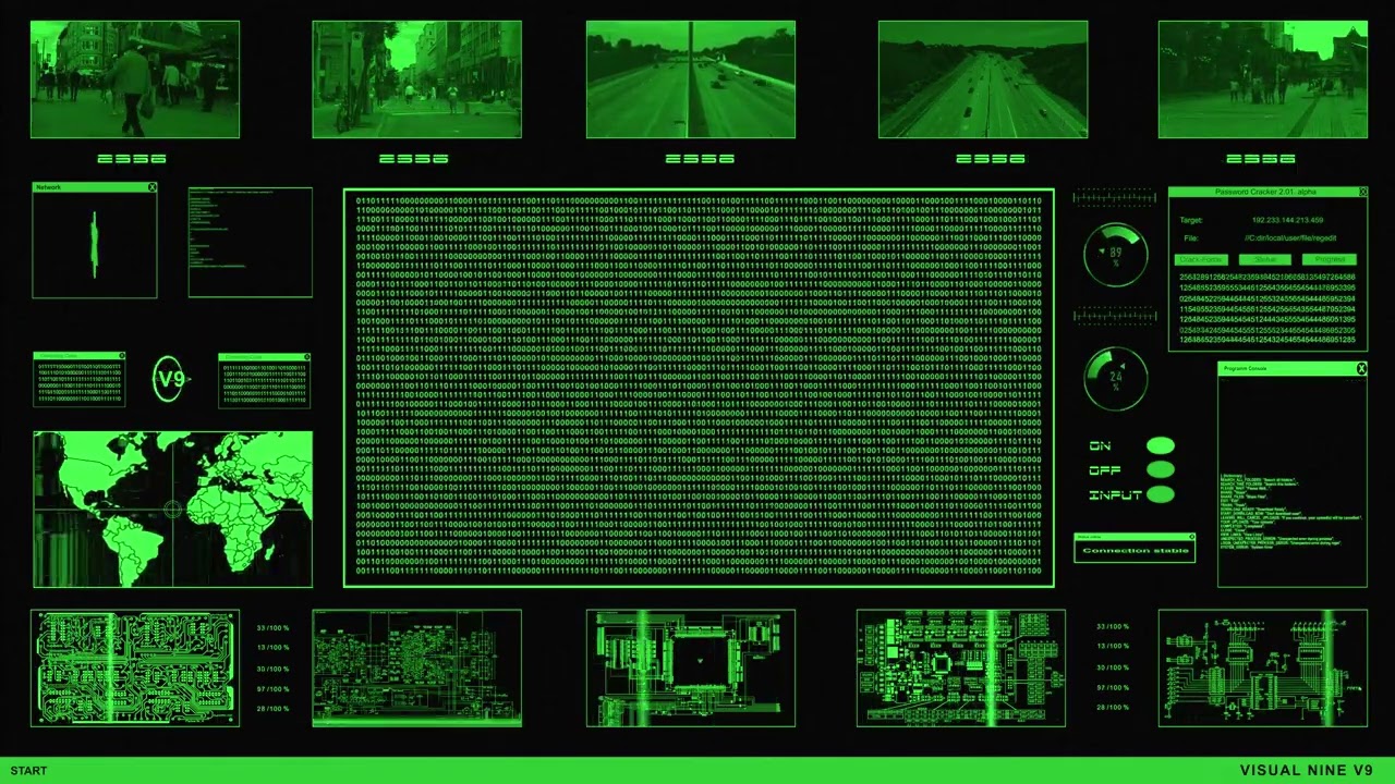 Fake Cam Hacker Screen 4K