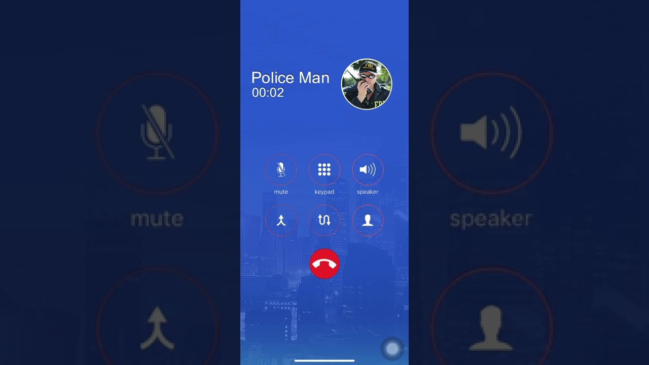 Fake police call for kids