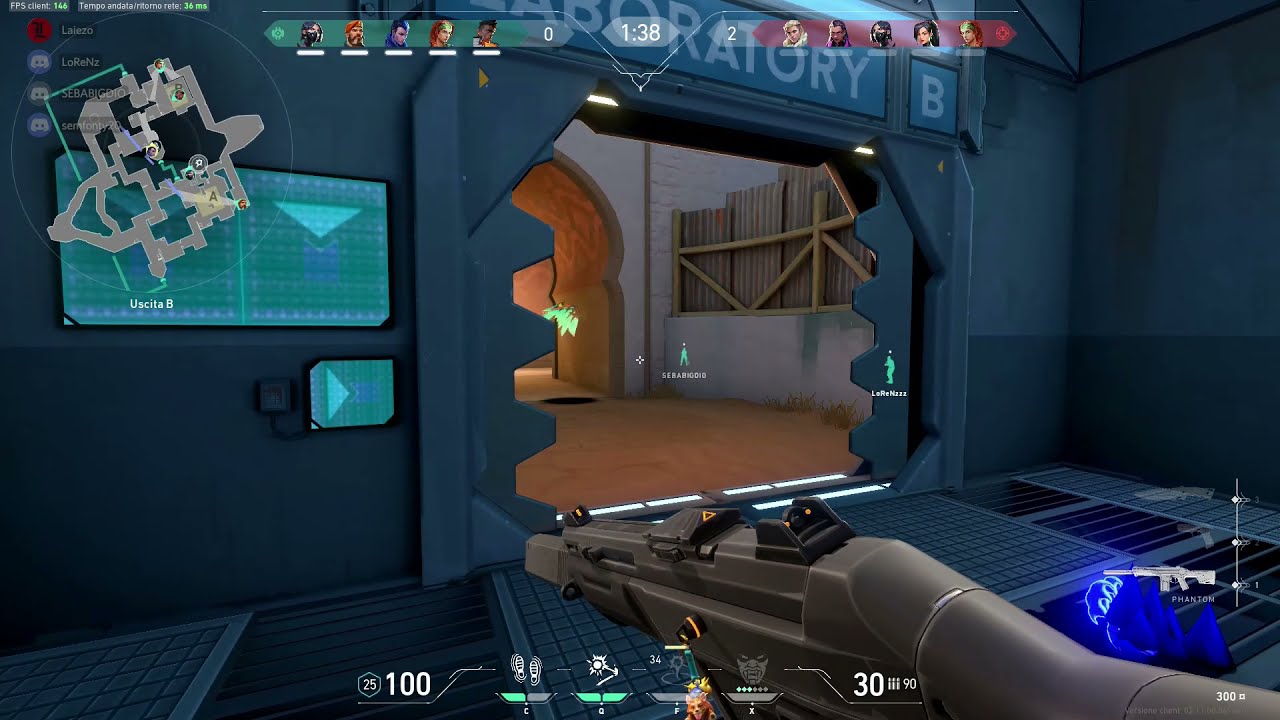 fake steps in the tp - Valorant
