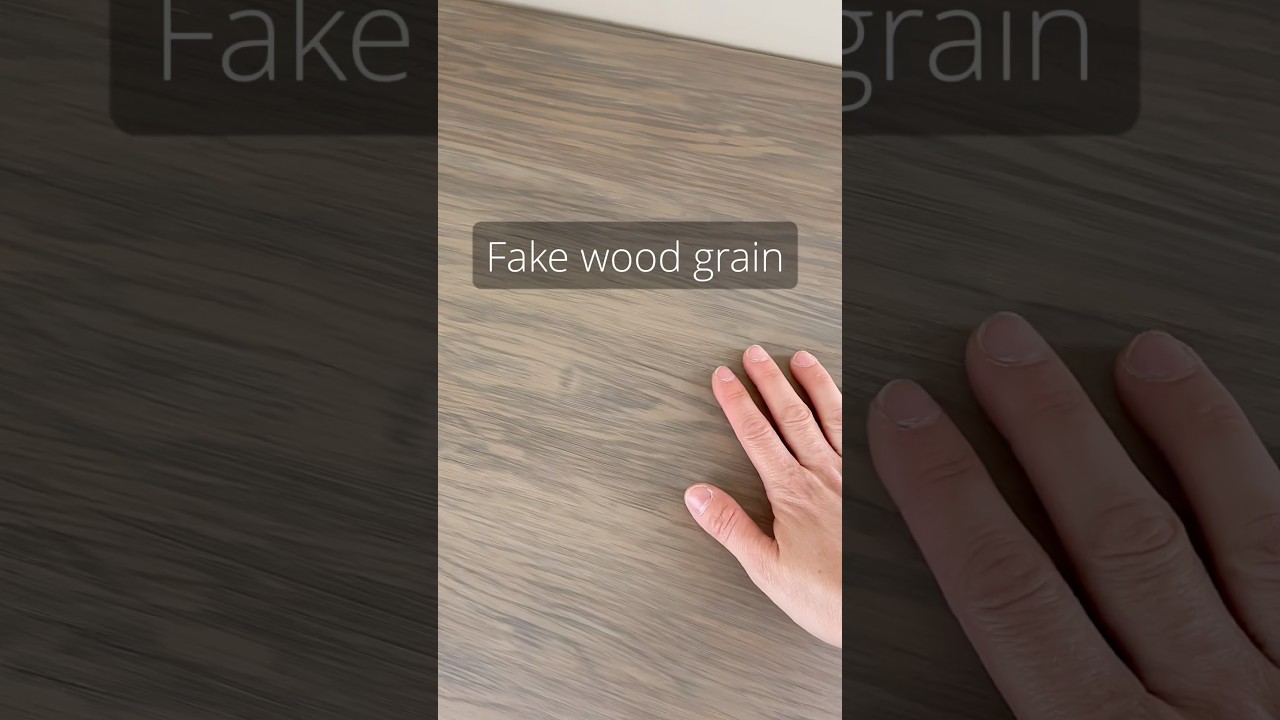 Faker! PAINT faux WOOD GRAIN!😉         #shorts #diy #home #painting #furnituremakeover #viralvideo