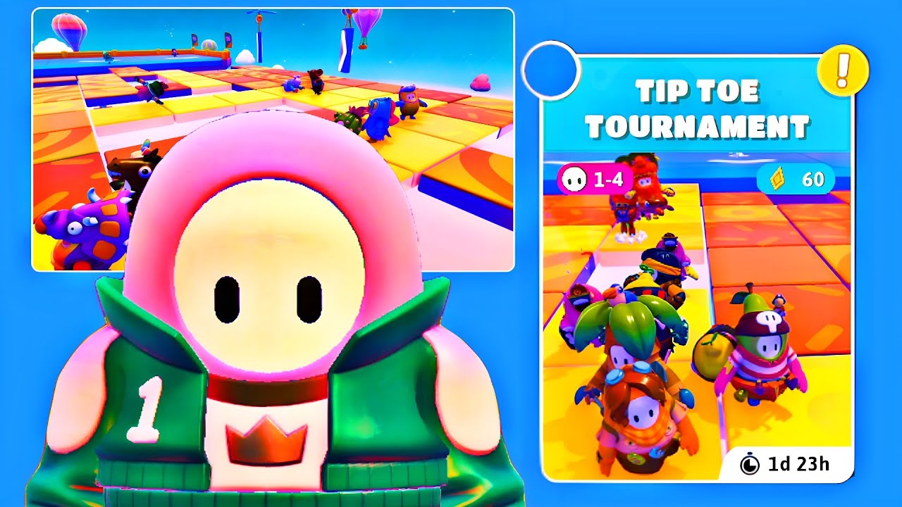 Fall Guys Tip Toe Tournament Tips & Tricks!