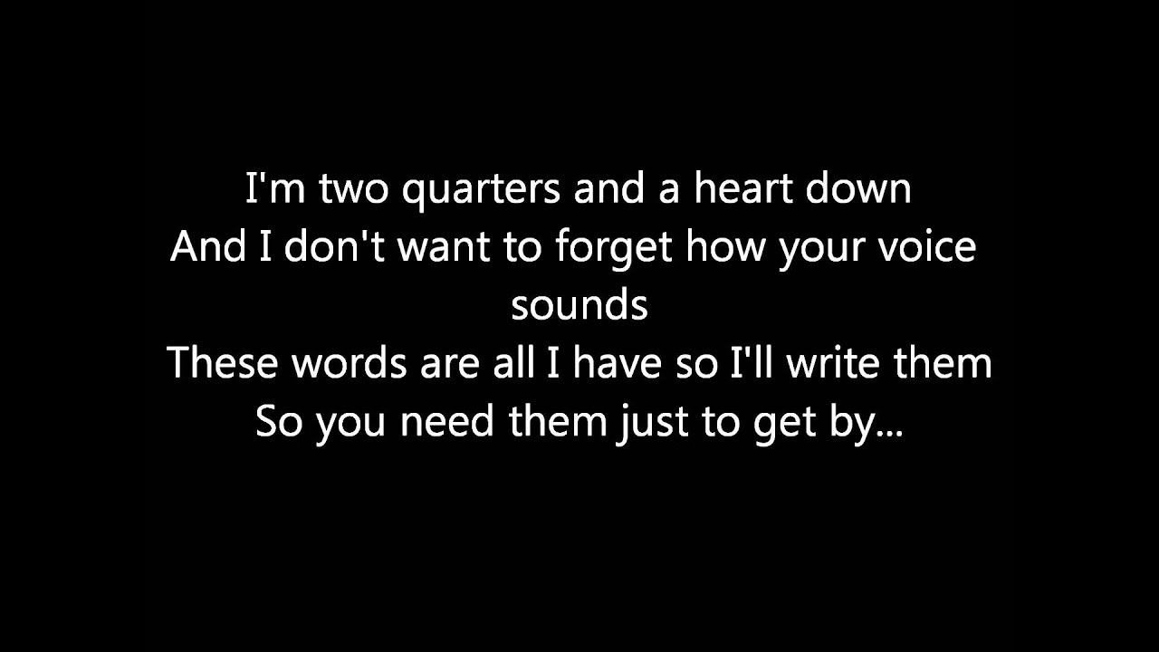 Fall Out Boy - Dance Dance Lyrics (HD)