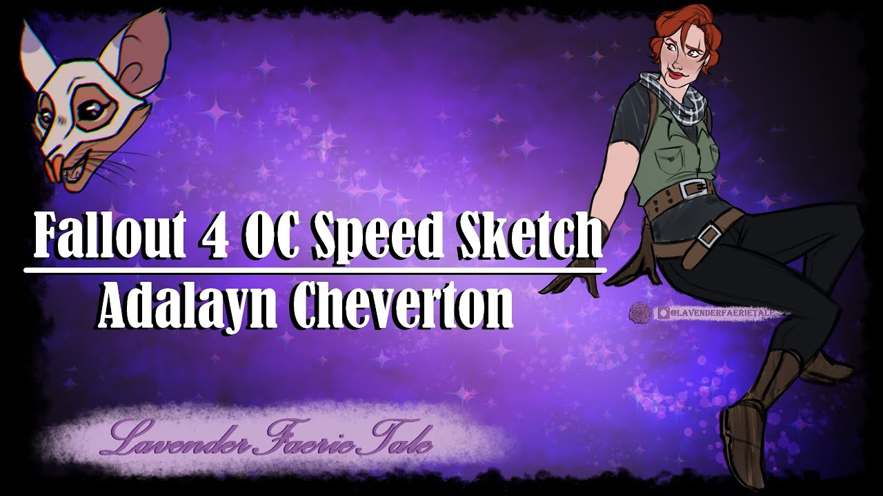 Fallout 4 OC|| Adalayn Cheverton|| Speed Sketch