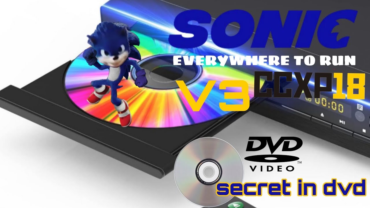 (falso) trailer de la ccxp 2018 de sonic está en el de DVD de sonic la película  #bastaunrandom
