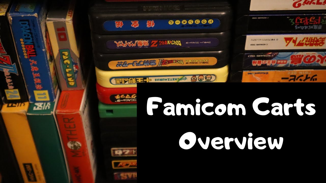 Famicom Carts -- History of Video Games