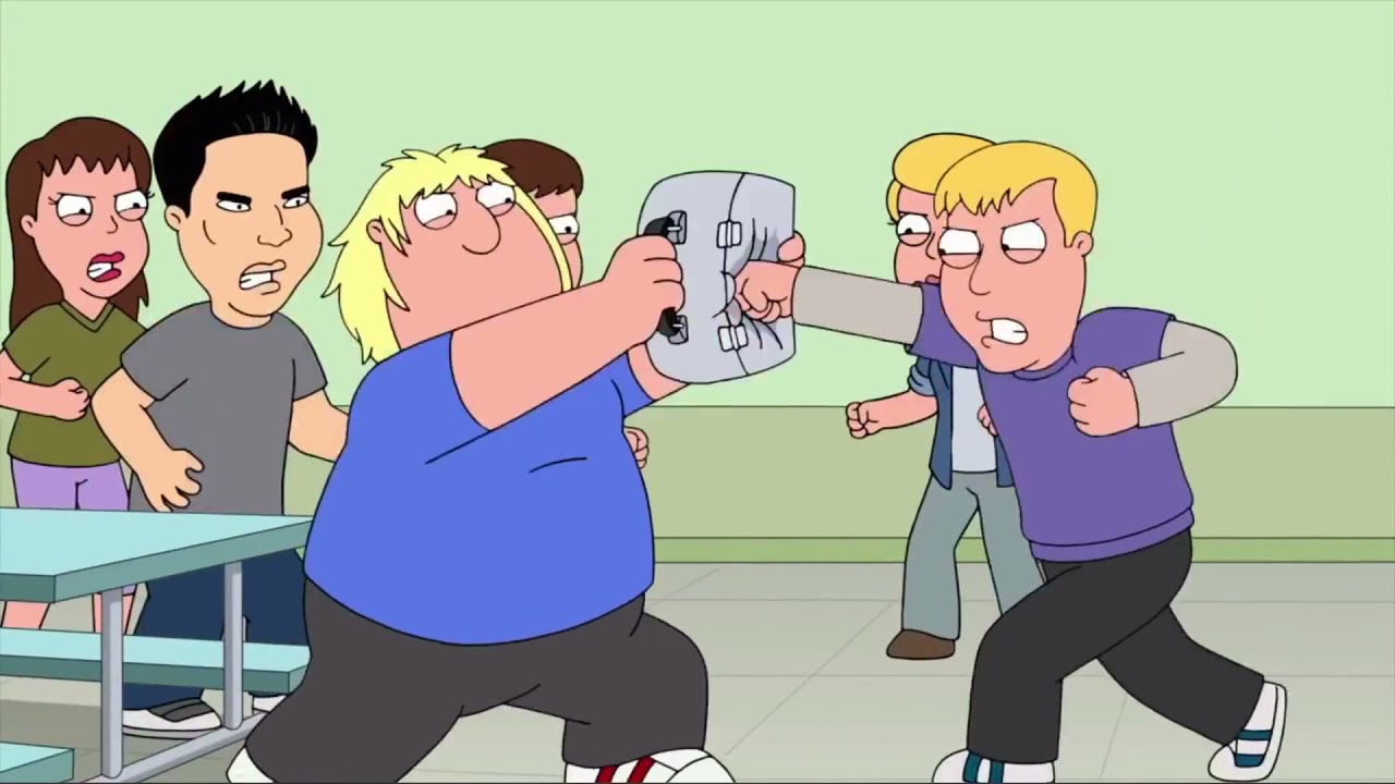 Family Guy | Meg and Chris Cafeteria Fight scene