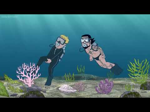 Family Guy Scuba Diving With Dave Navarro