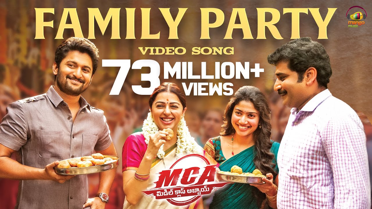 Family Party Full Video Song | MCA Movie Songs | Nani | Sai Pallavi | DSP | Dil Raju |Mango Music