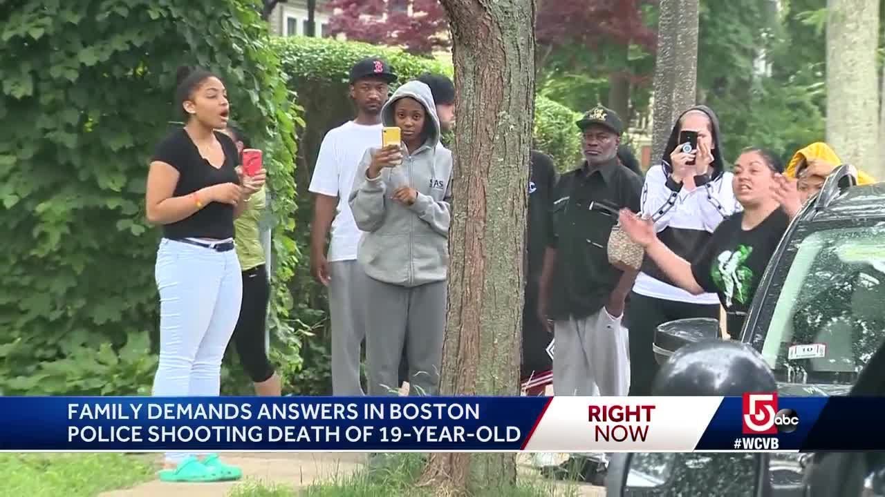 Family shout insults, threats at PD after shooting