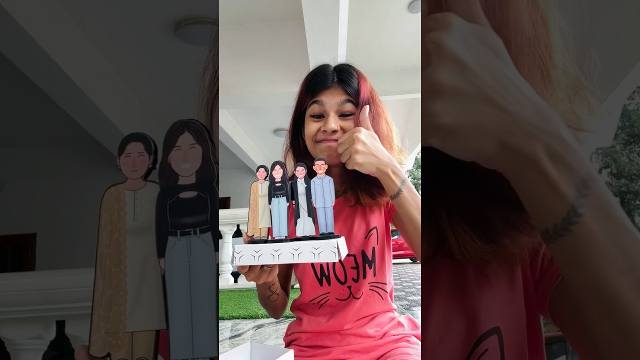 Familykk oru SURPRISE🤩 | Ellardem miniature set aaki🤣 | thejathangu😉 #Shorts