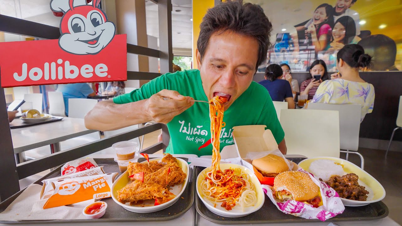 Famous Fast Food in Philippines!! JOLLIBEE Full Menu - What to Eat & What NOT to Eat!