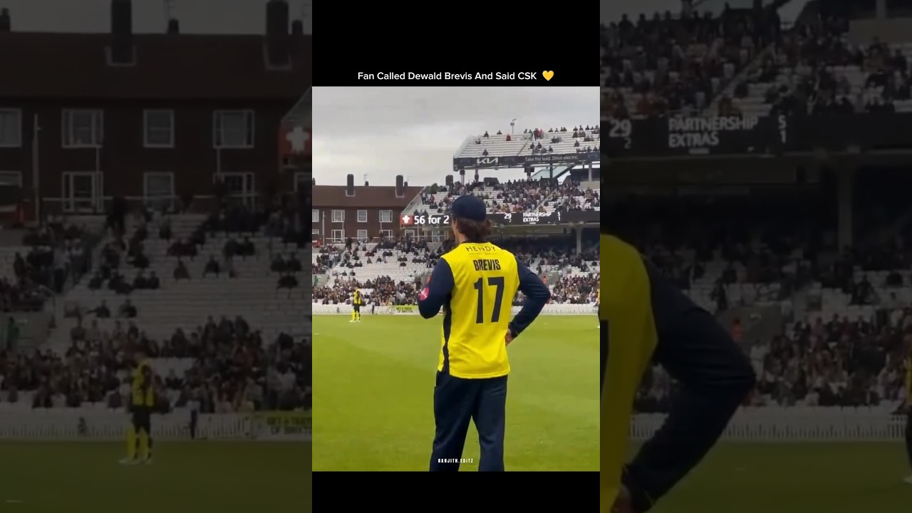 Fan Called Dewald Brevis And Said CSK 💛 #dewaldbvevis #dewald #brevis #csk #chennaisuperkings #ipl