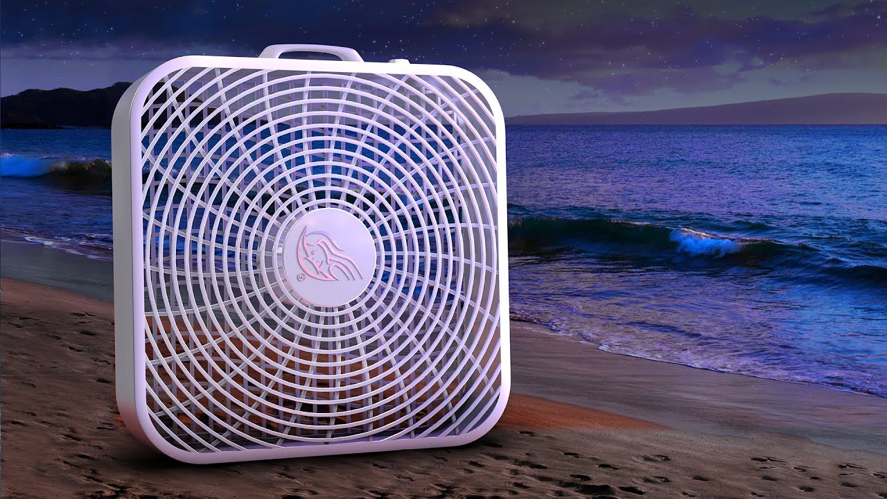 Fan Noise & Ocean Waves Are Perfect! | White Noise Black Screen